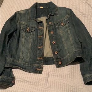Girls X-Large dark blue denim jacket